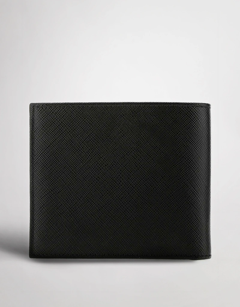 Prada Men's Triangle Logo Leather Bifold Wallet () IFCHIC.COM