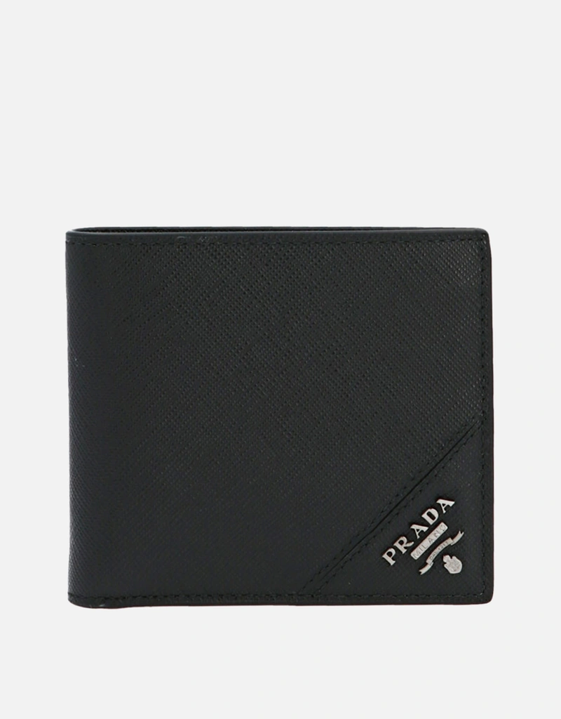 Prada メンズ サフィアーノ カーフレザー ウォレット (Wallets and