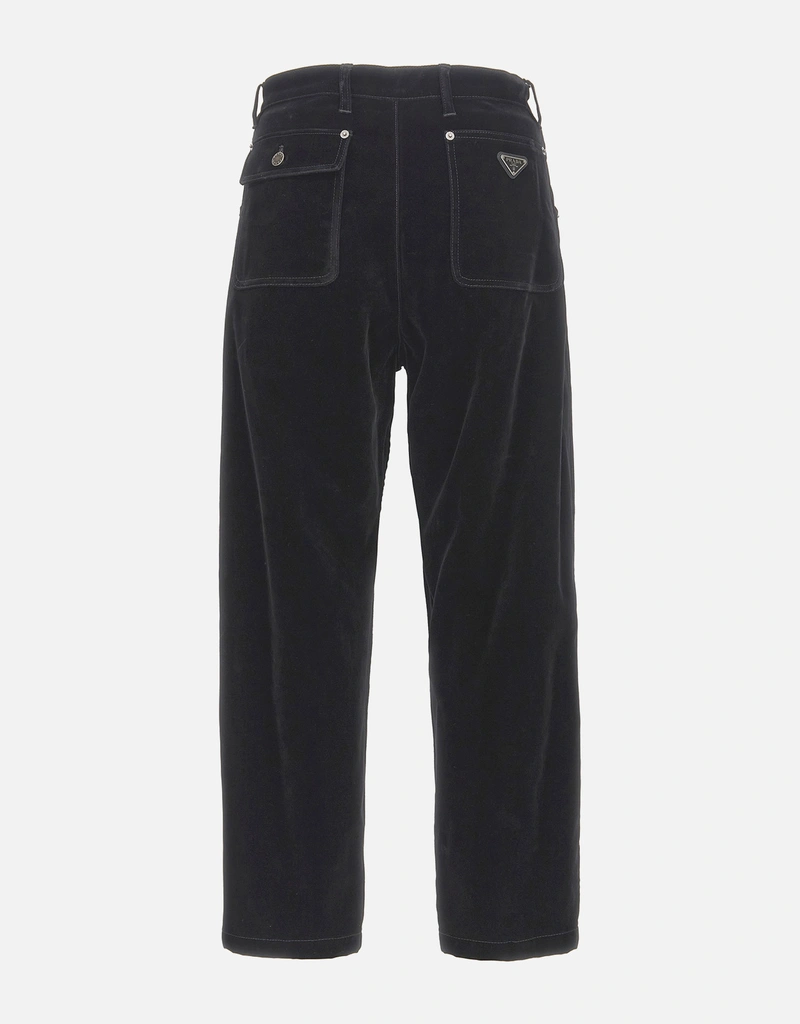 Prada ベルベットパンツ () IFCHIC.COM