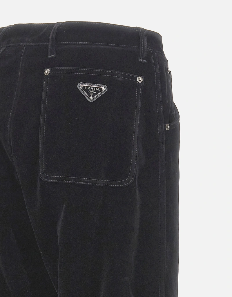 Prada ベルベットパンツ () IFCHIC.COM