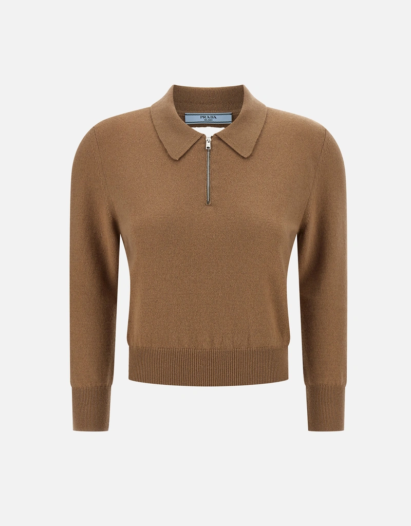 Prada カシミアニット ポロシャツ (トップス) IFCHIC.COM