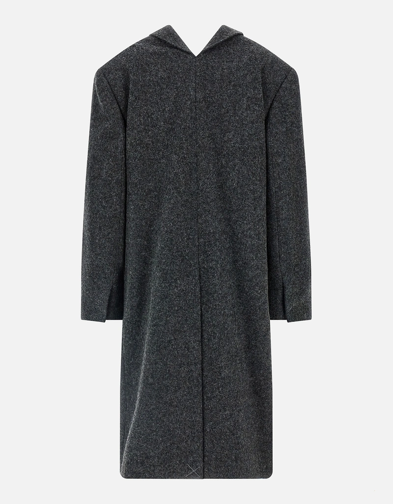 Prada シェットランドウール ストレートフィットコート (すべての新品