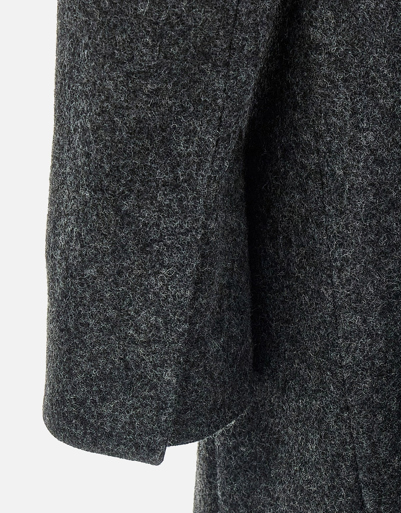 Prada シェットランドウール ストレートフィットコート (すべての新品