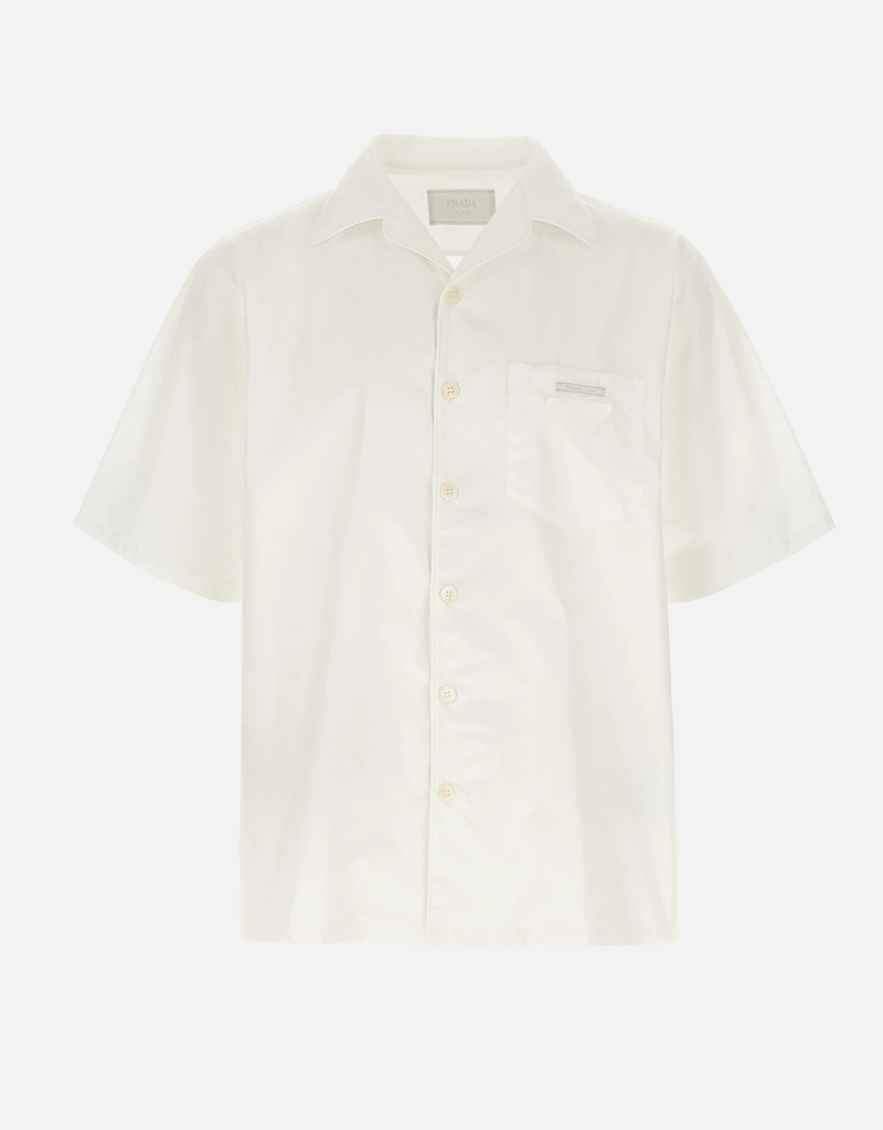 Prada メンズ コットン ボウリングシャツ (アパレル,シャツ,カジュアル