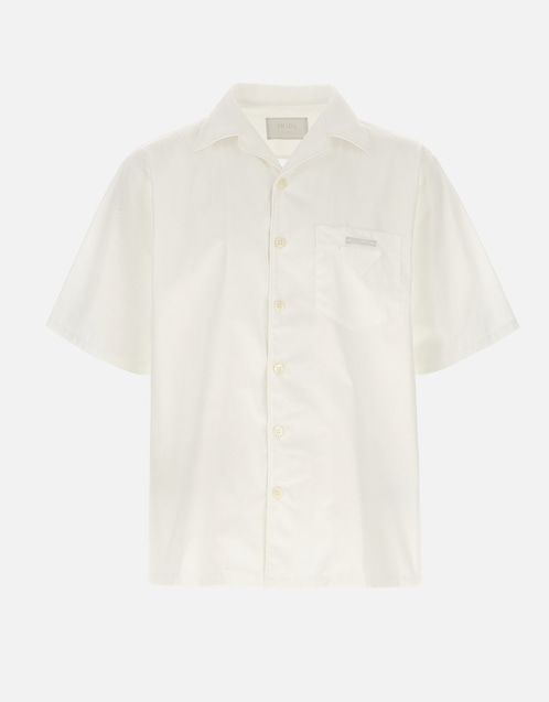 Prada Men's Cotton Bowling Shirt (Shirts,Casual Shirts) IFCHIC.COM