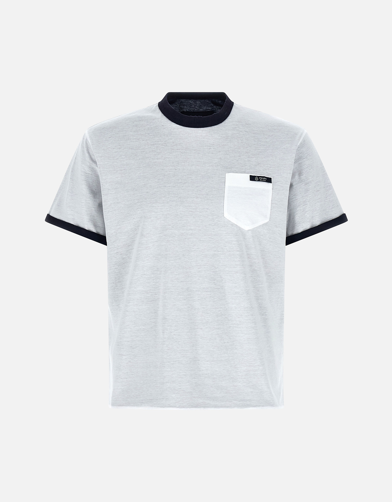 Prada メンズリバーシブルコットンTシャツ (すべての新品) IFCHIC.COM