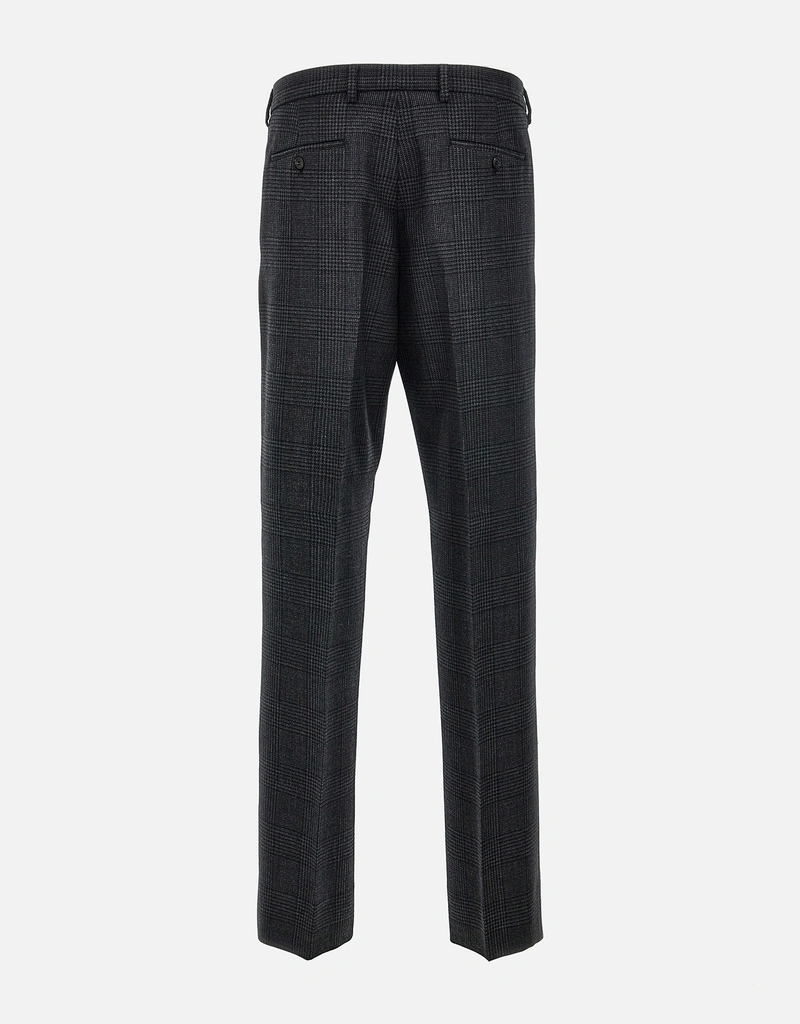 Prada Men's Check Virgin Wool Pants (All New In) IFCHIC.COM