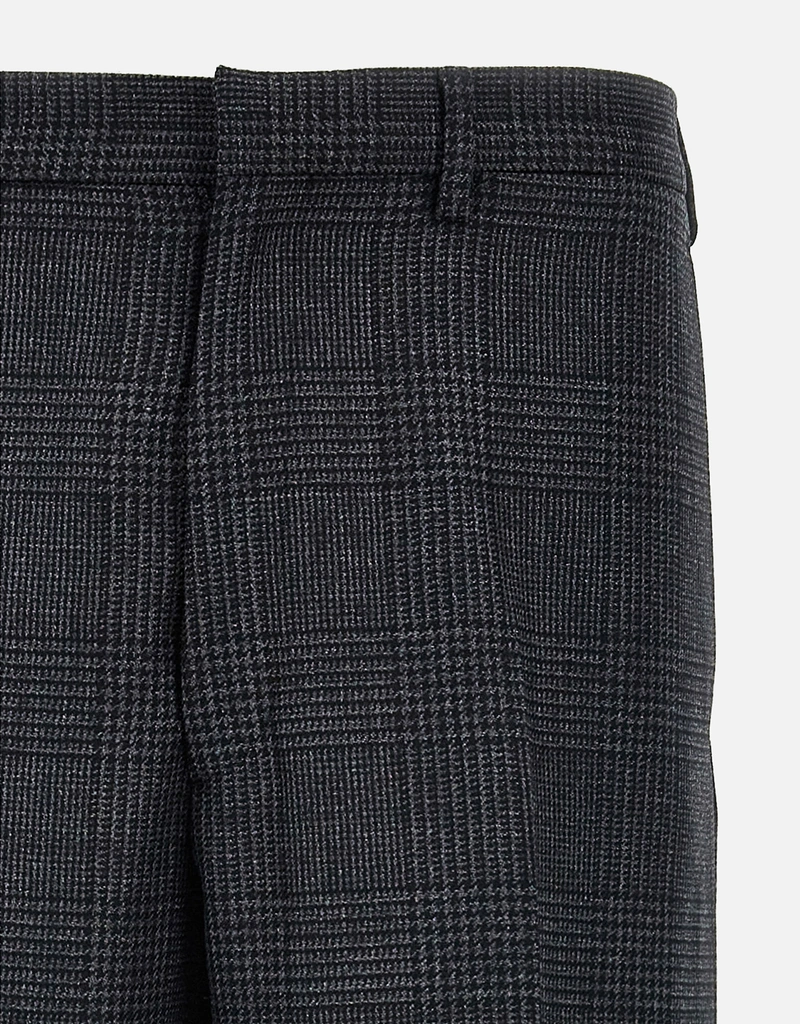 Prada Men's Check Virgin Wool Pants (All New In) IFCHIC.COM