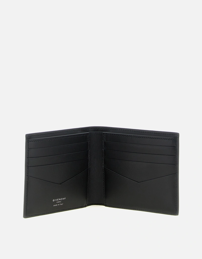 Givenchy メンズ Antigona Stamped カーフスキン レザー 二つ折り財布