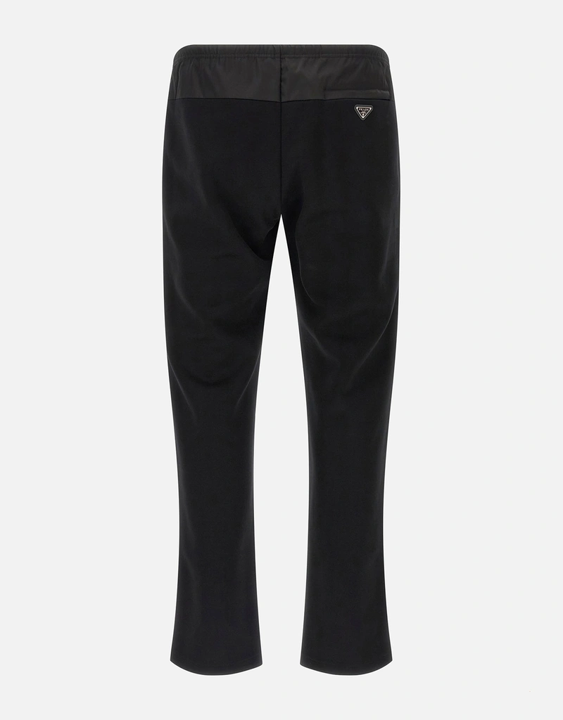 Prada メンズ Re-Nylon コットンフリース ストレートジョガーパンツ