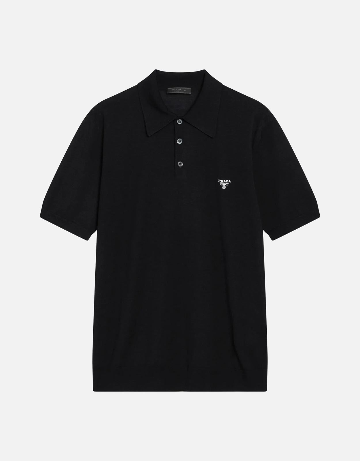 Prada メンズ コームドウール ブルー ポロシャツ (シャツ) IFCHIC.COM