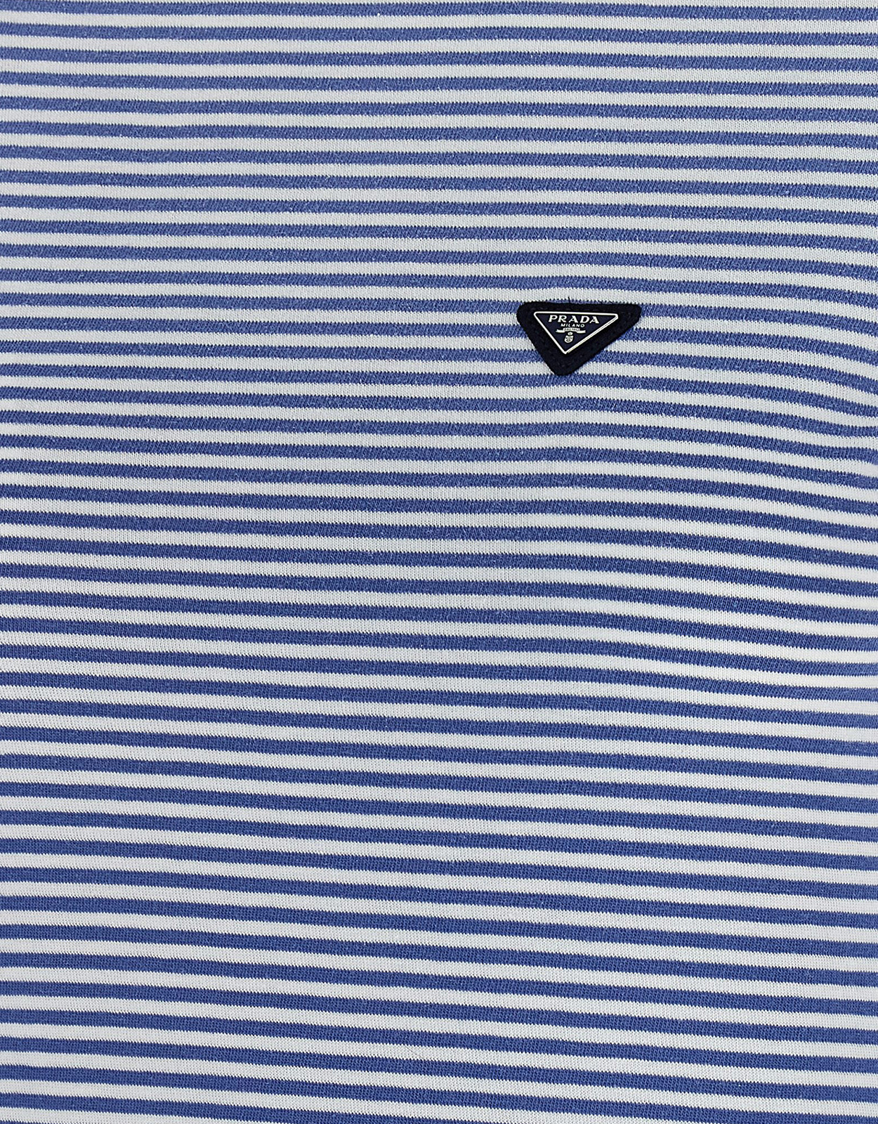 Prada ストライプコットンジャージーTシャツ (すべての新品) IFCHIC.COM