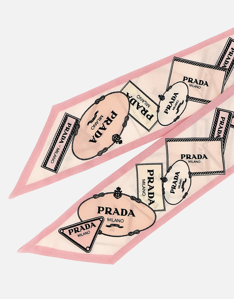 Prada プリントシルクツイルスキニースカーフ () IFCHIC.COM