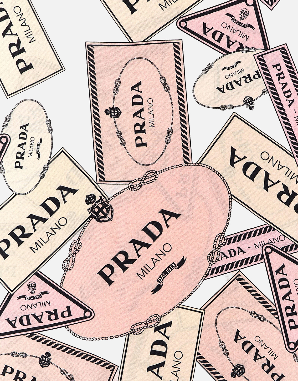 Prada プリントシルクツイルスカーフ () IFCHIC.COM