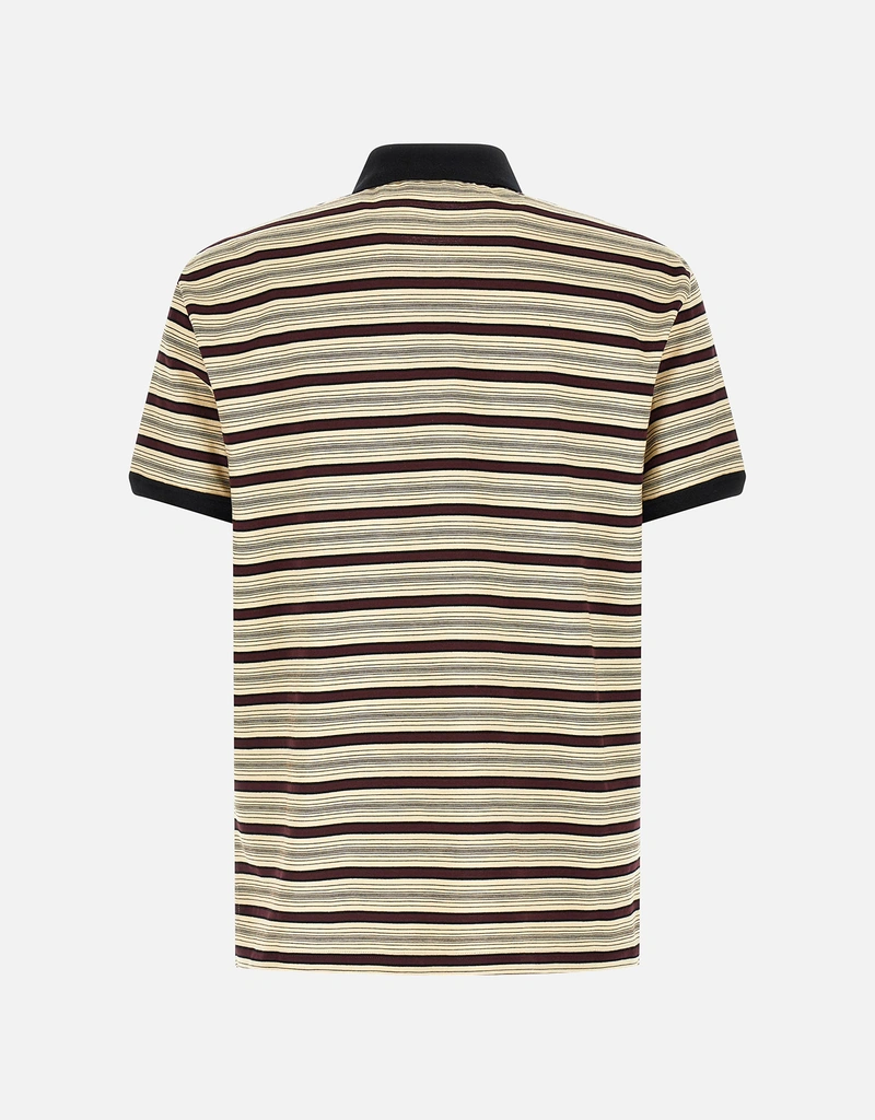 Prada メンズストライプコットンポロシャツ (すべての新品) IFCHIC.COM