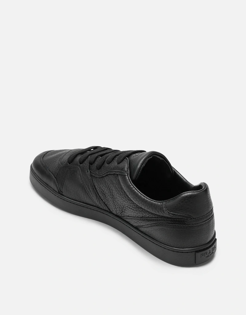 Prada メンズ ブラック ハンマードレザー スニーカー () IFCHIC.COM Prada メンズ ブラック ハンマードレザー スニーカー () IFCHIC.COM