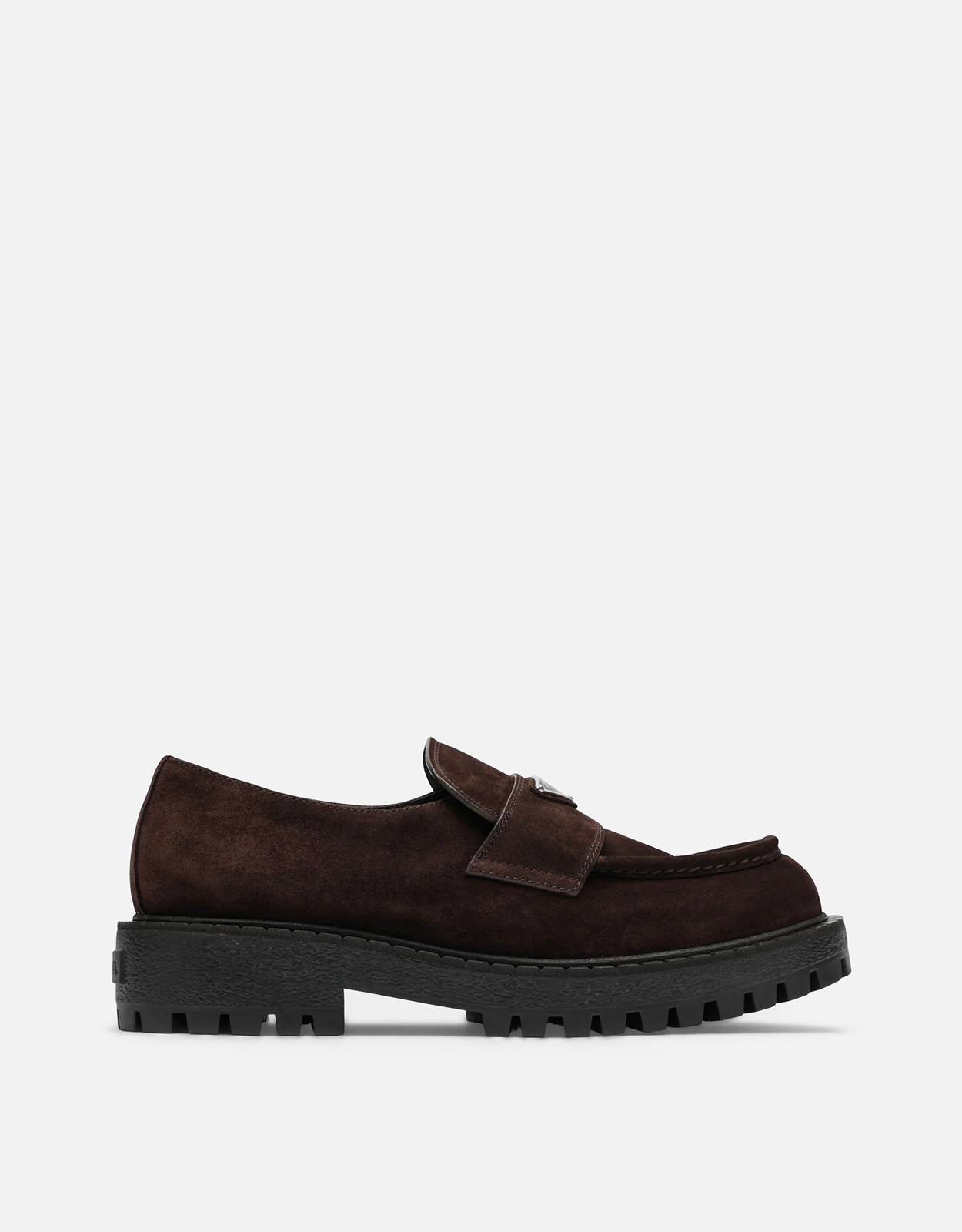 Prada Men's Brown Suede Leather Loafers - UK 6