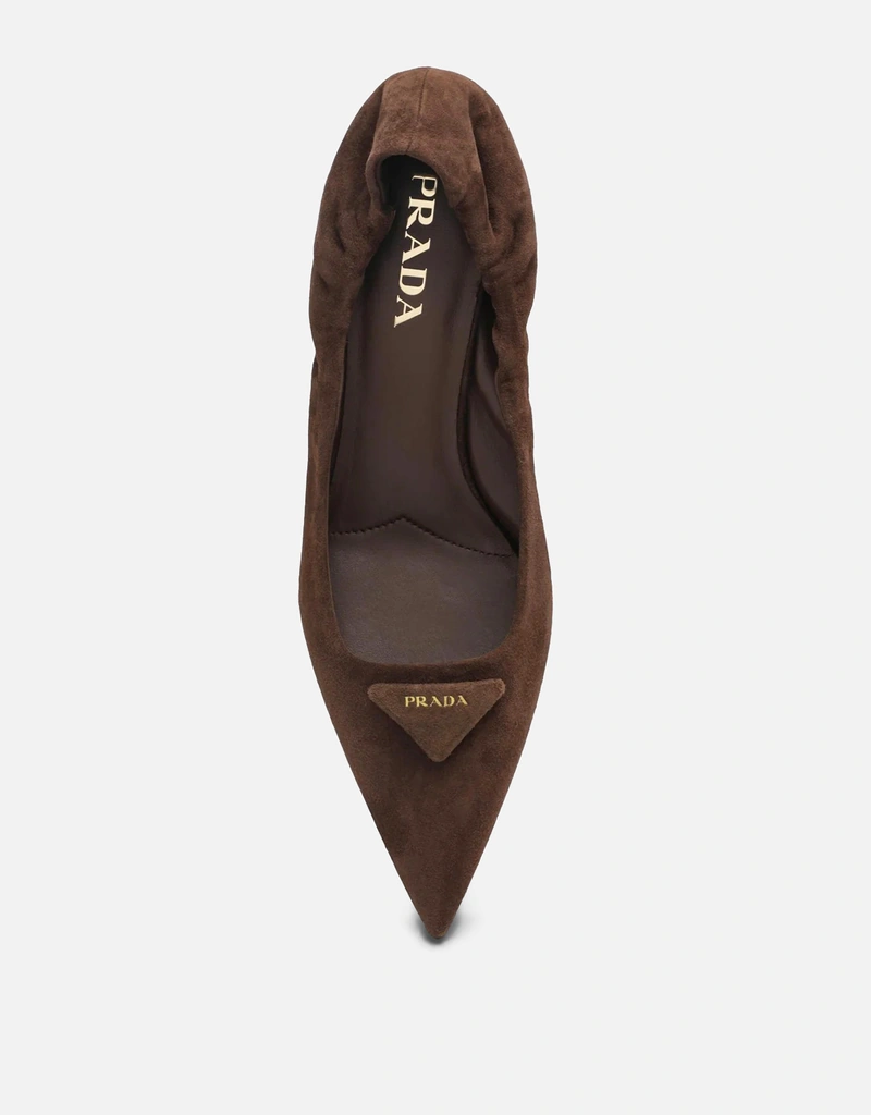 Prada ココア色スエードパンプス (すべての新品) IFCHIC.COM Prada ココア色スエードパンプス (すべての新品) IFCHIC.COM