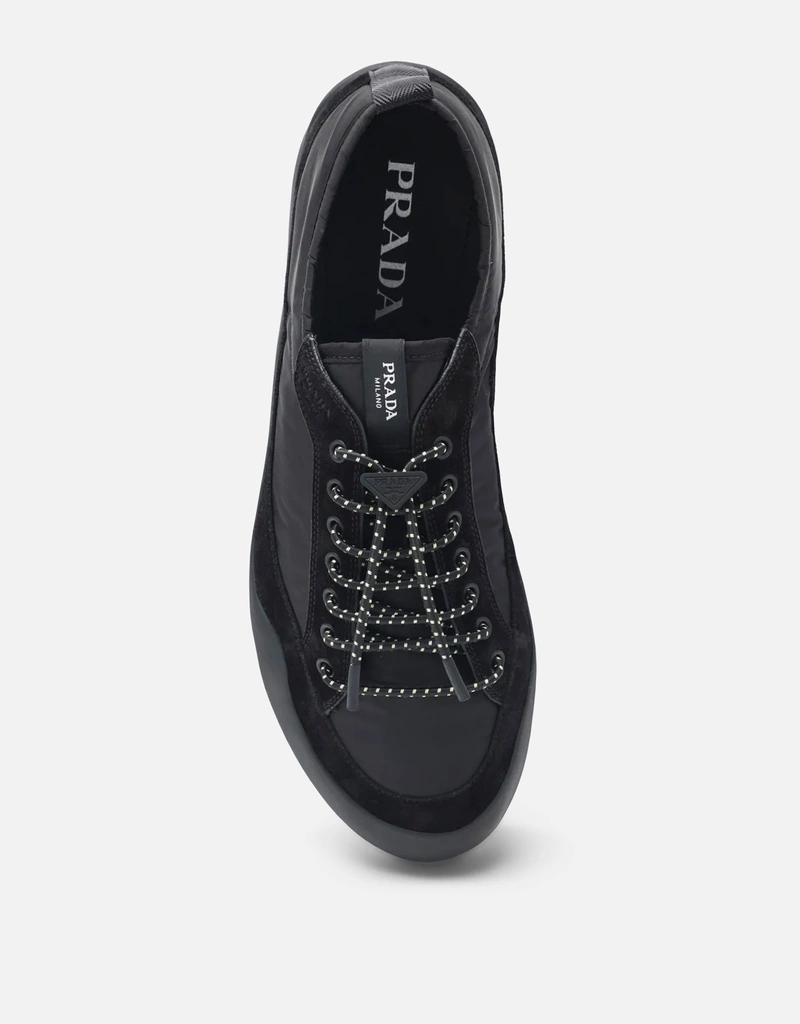 Prada メンズスピードロックナイロンスニーカー () IFCHIC.COM