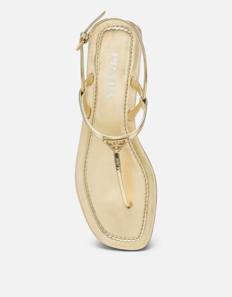 Prada レザーサンダル (すべての新品) IFCHIC.COM