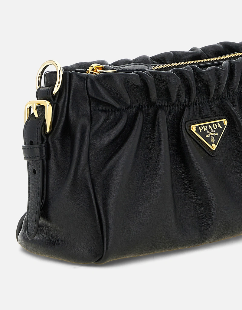 Prada レザーショルダーバッグ () IFCHIC.COM