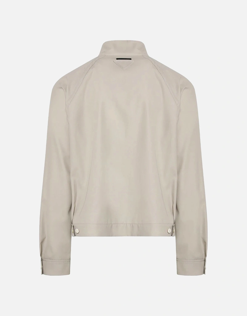 PRADA リネン ジップアップジャケット ベージュ Prada メンズコットンジップアップジャケット (すべての新品) IFCHIC.COM