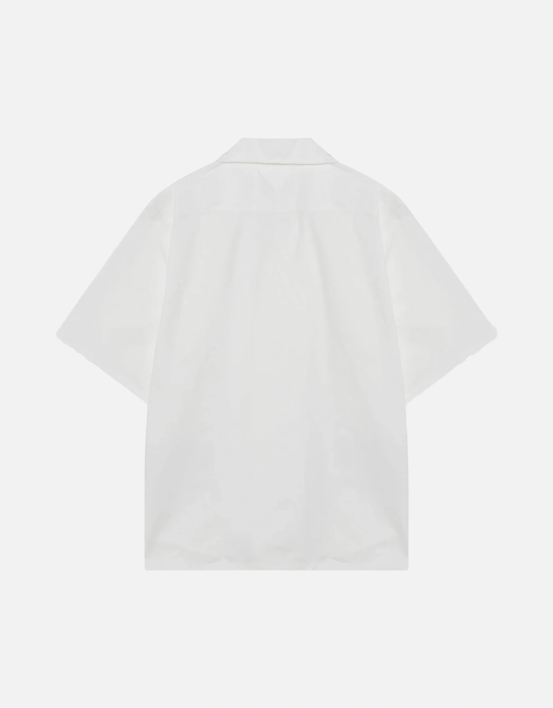 Prada メンズコットンプリント半袖ボーリングシャツ (シャツ) IFCHIC.COM
