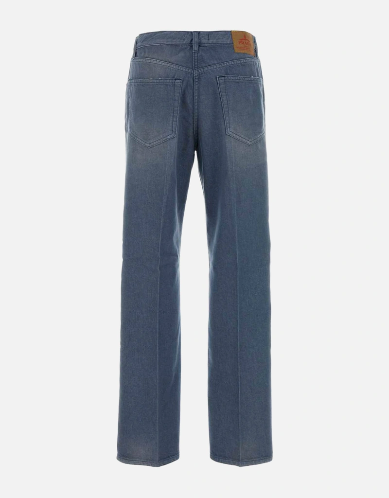 Prada ウォッシュドデニムストレートローライズジーンズ (すべての新品