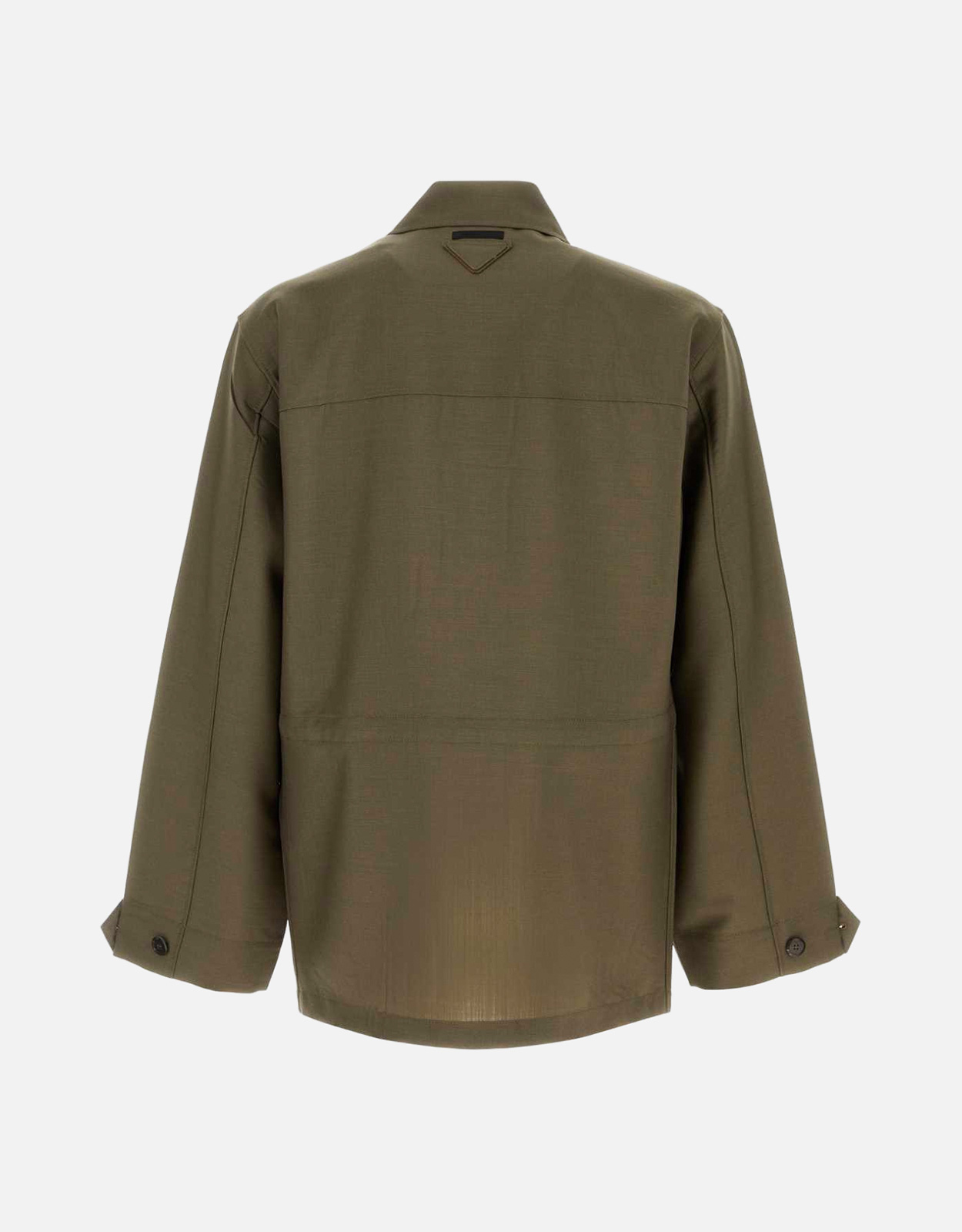 Prada メンズ オリーブグリーン モヘヤ混合 ジャケット (すべての新品
