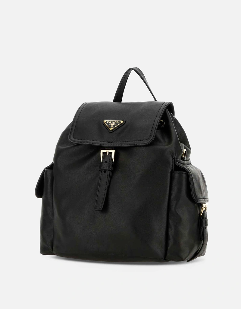Prada ブラックナッパレザーバックパック () IFCHIC.COM