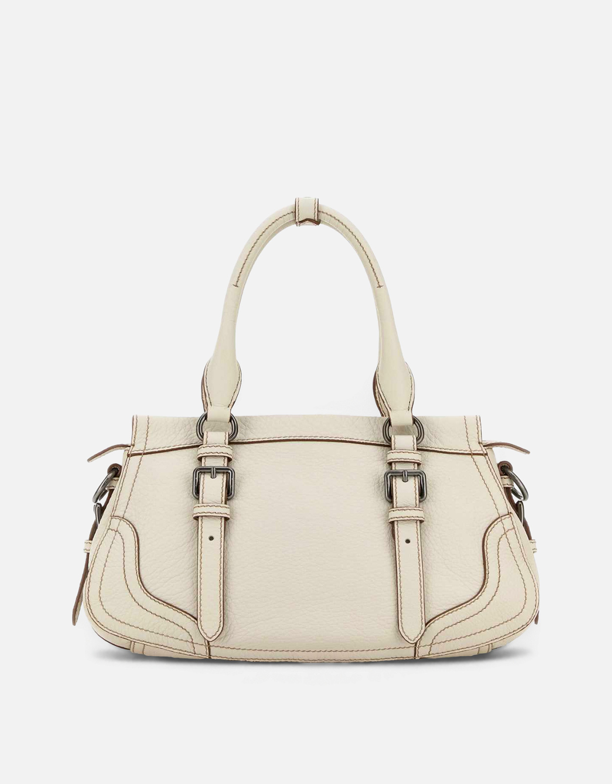 Prada レディース ラージ アイボリー レザー バッグ () IFCHIC.COM