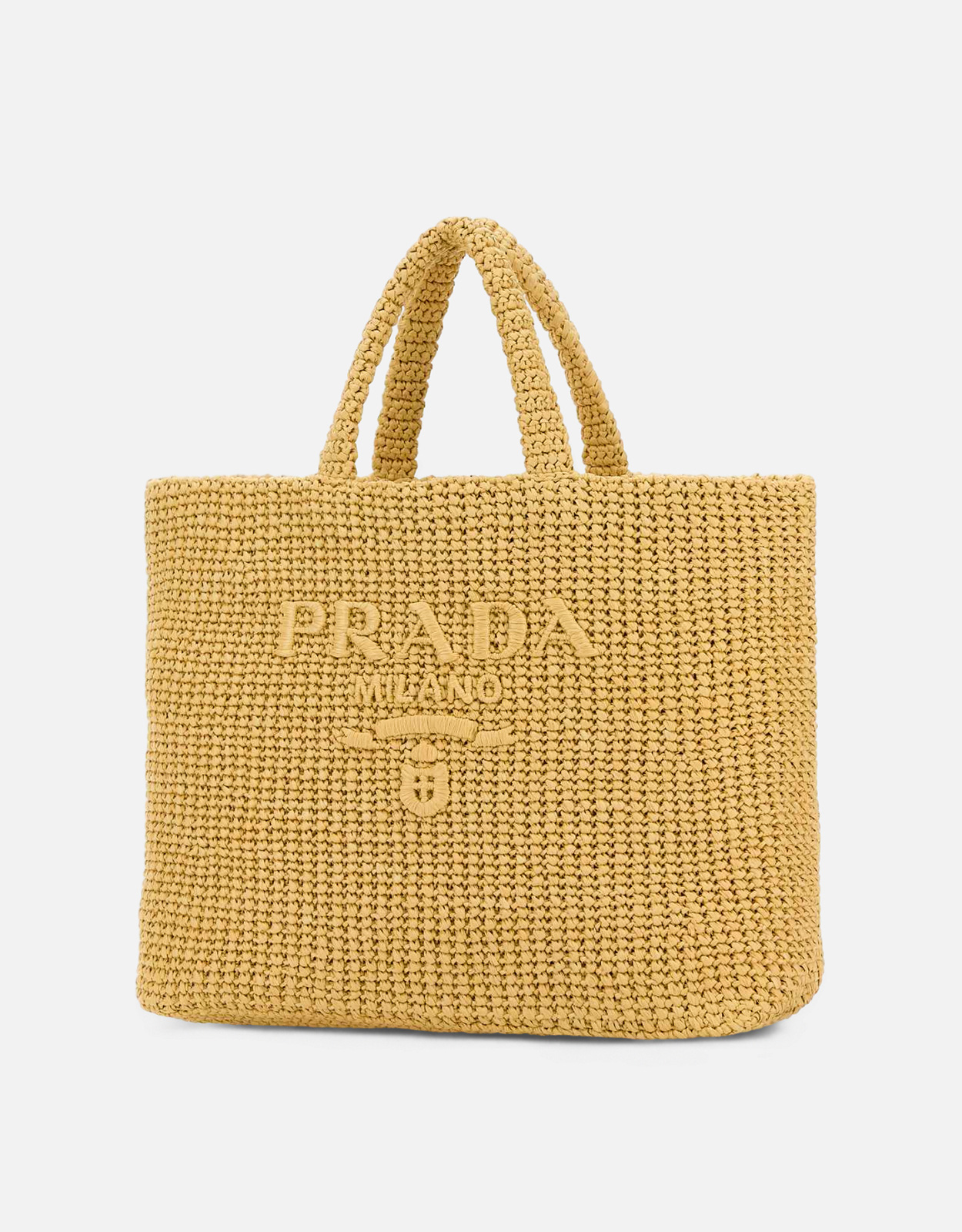 Prada ラフィア クロシェ トートバッグ () IFCHIC.COM