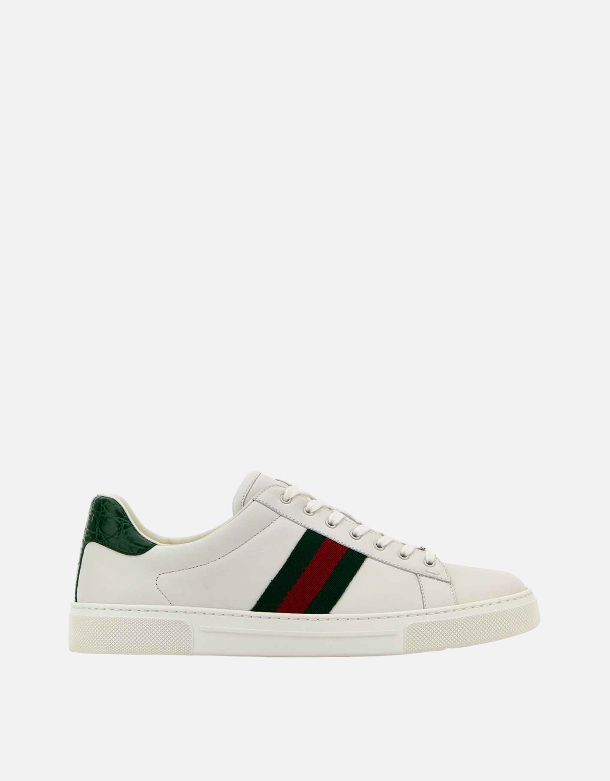 Gucci ホワイトレザーAceスニーカー () IFCHIC.COM