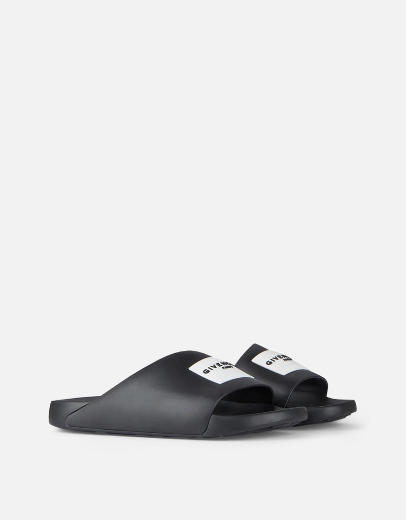 Givenchy メンズ ラベルスライドラバーミュール () IFCHIC.COM
