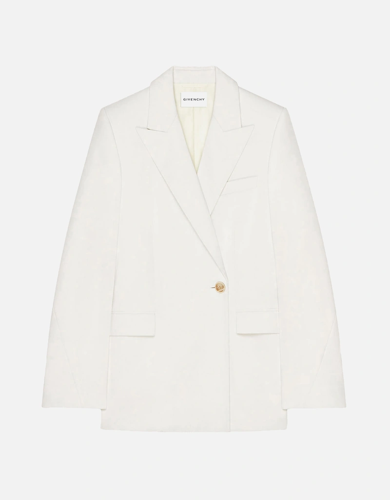 GIVENCHY テーラードジャケット リカルド期 ウールモヘヤ ドーベルマン Givenchy ウールとモヘアのテーラードジャケット (すべての新品