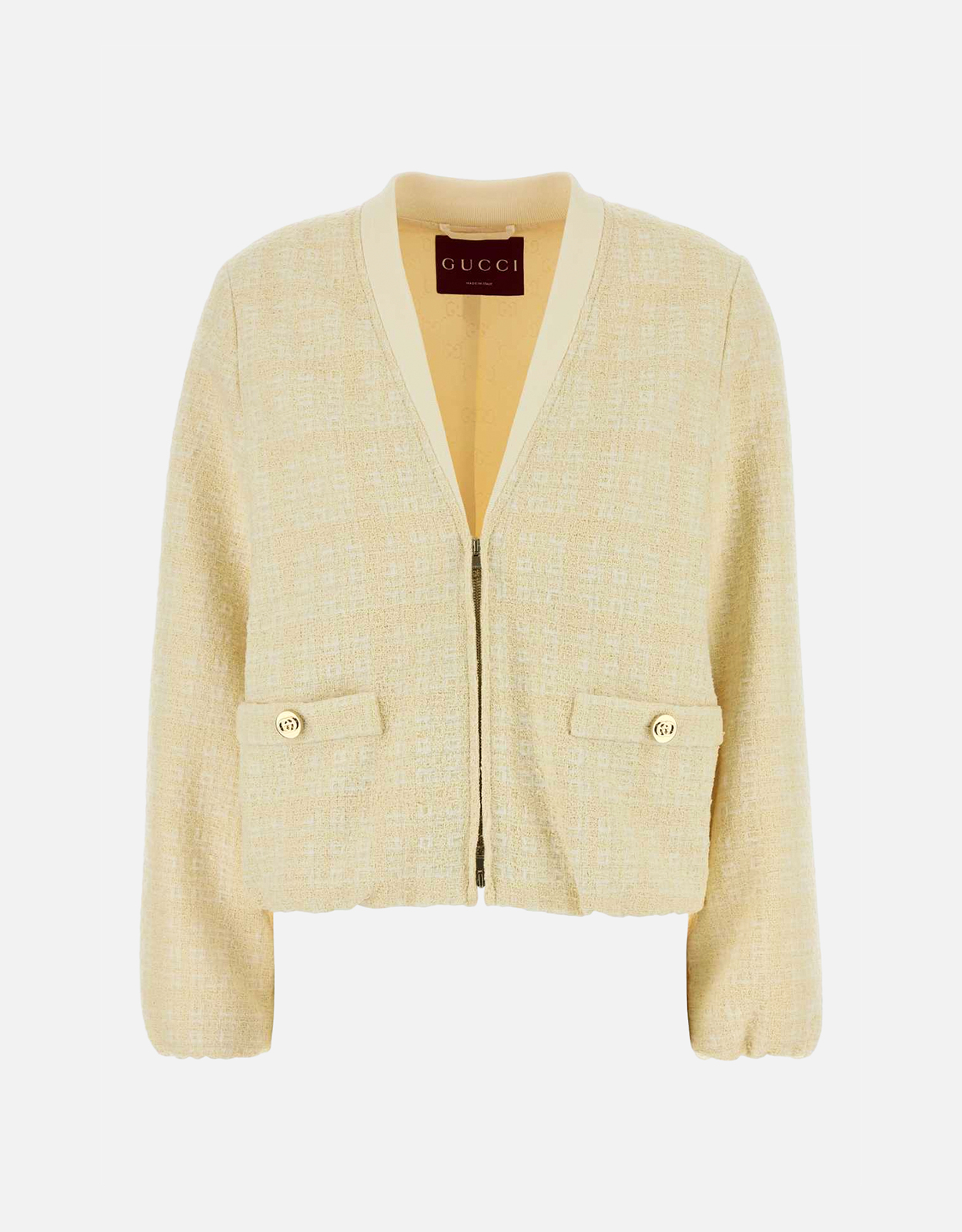 レア品！！GUCCI グッチ　フォックスカラー　コットンジャケット Gucci チェックコットンツイードジャケット (すべての新品) IFCHIC.COM