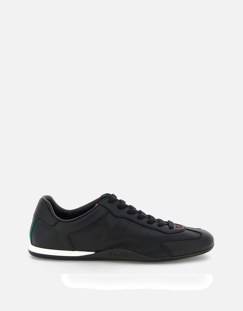Gucci メンズシフトカーフレザースニーカー () IFCHIC.COM