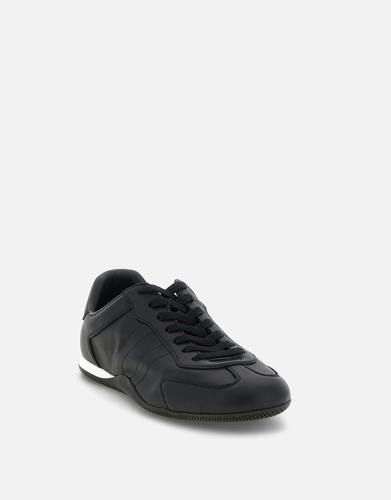 Gucci メンズシフトカーフレザースニーカー () IFCHIC.COM