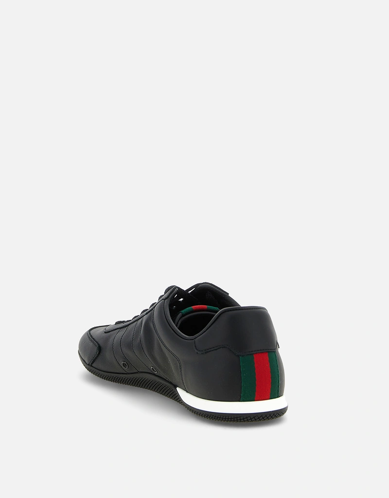 Gucci メンズシフトカーフレザースニーカー () IFCHIC.COM