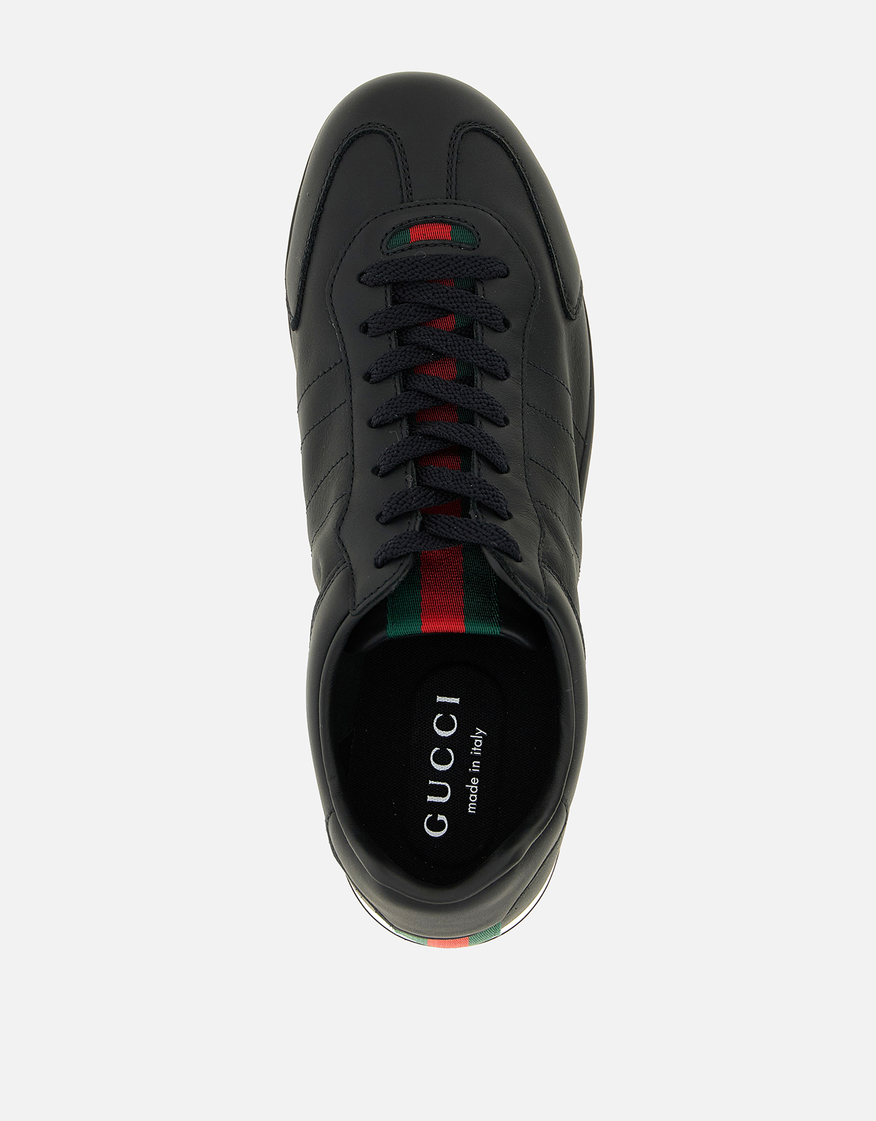 Gucci メンズシフトカーフレザースニーカー () IFCHIC.COM