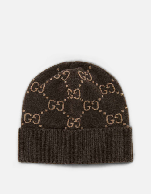 Gucci ユニセックス 刺繍入りカシミヤビーニーハット () IFCHIC.COM