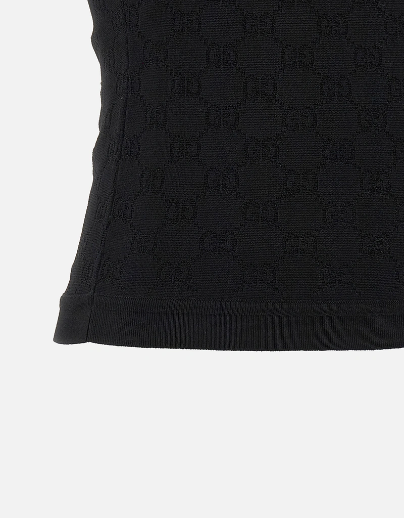 Gucci エラスティックGGジャカードタンクトップ (すべての新品) IFCHIC.COM