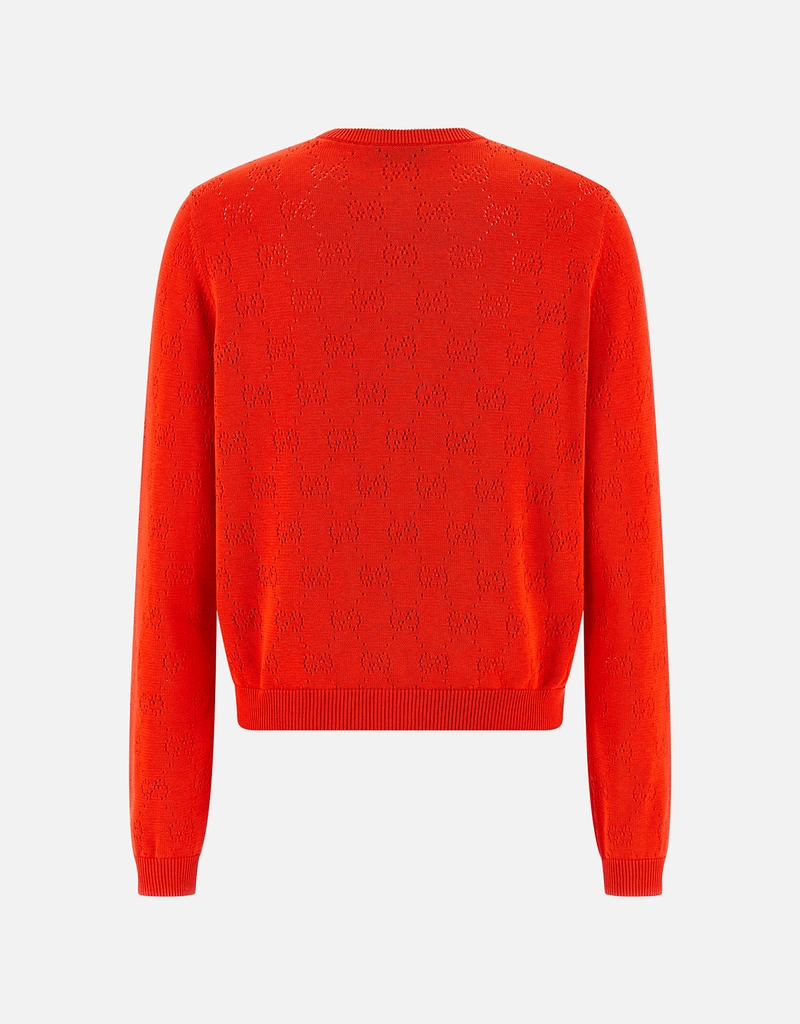Gucci 透かし彫りGGコットンシルク混紡カーディガン (すべての新品