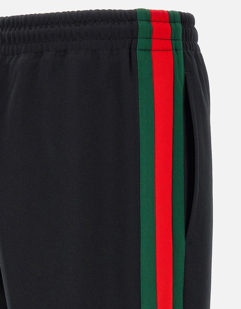 Gucci メンズ テクニカルジャージ ウェブ スポーツウェアパンツ