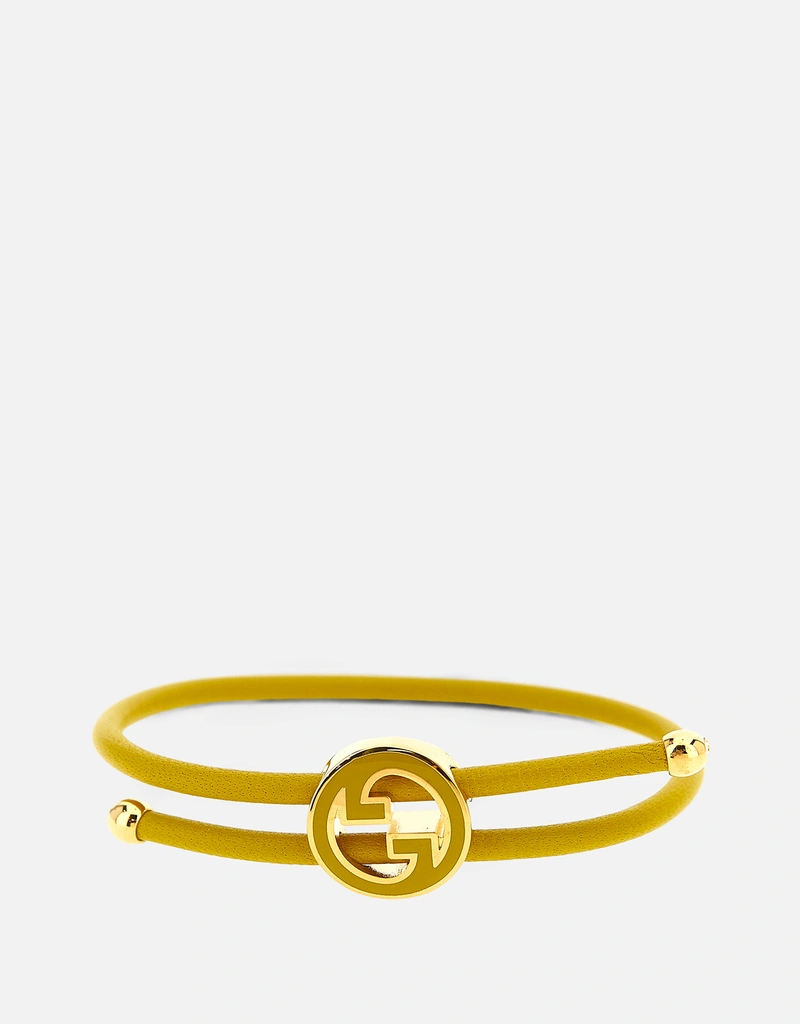 Gucci エナメル製丸型インターロッキングGブレスレット () IFCHIC.COM