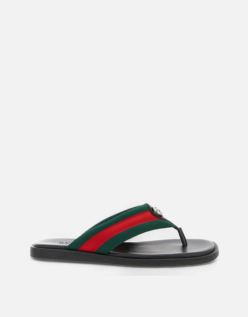 Gucci メンズ インターロッキングG付きトングサンダル () IFCHIC.COM