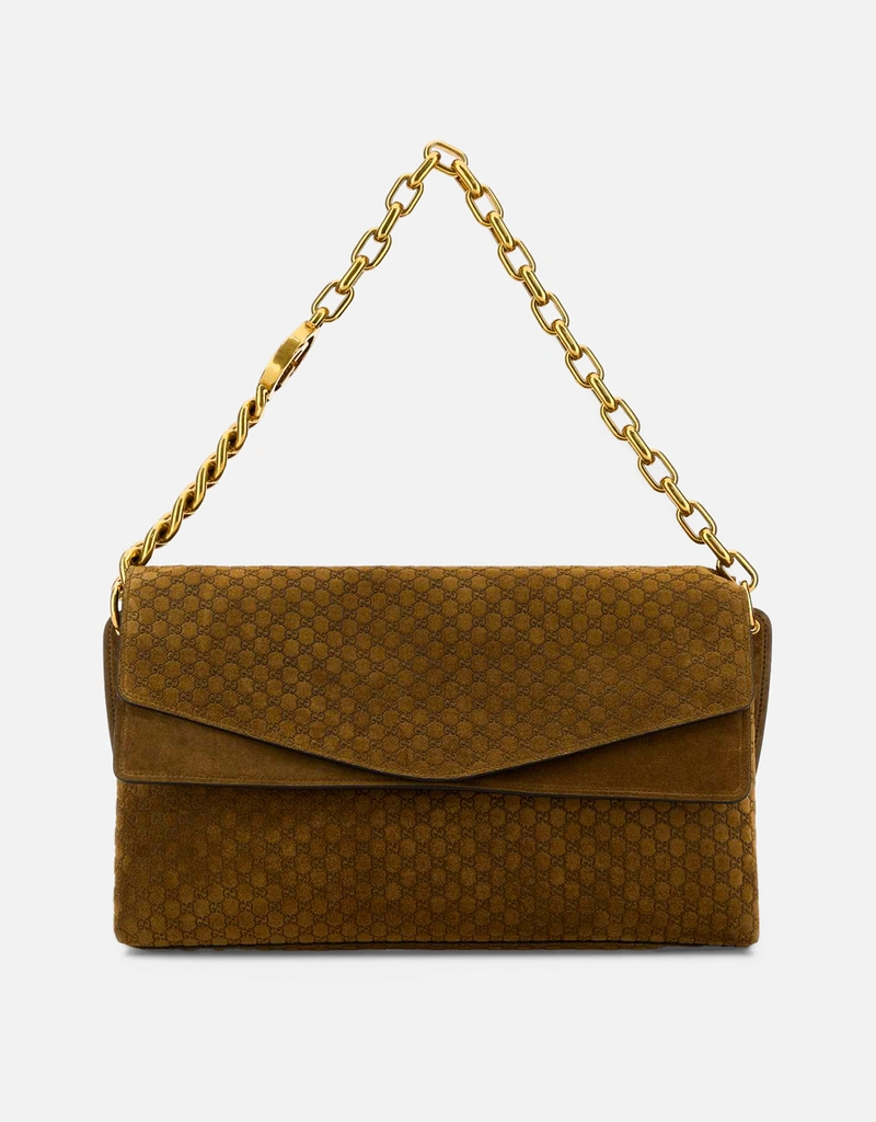 Gucci スエード大きめショルダーバッグ () IFCHIC.COM