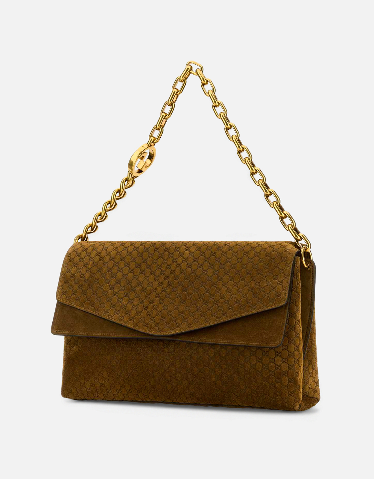 GUCCIスウェードバッグ Gucci スエード大きめショルダーバッグ () IFCHIC.COM