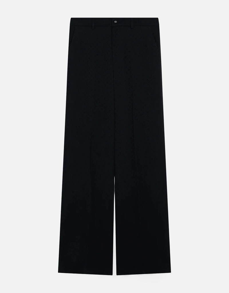 Gucci ブルージャカードシルク混パンツ (パンツ) IFCHIC.COM