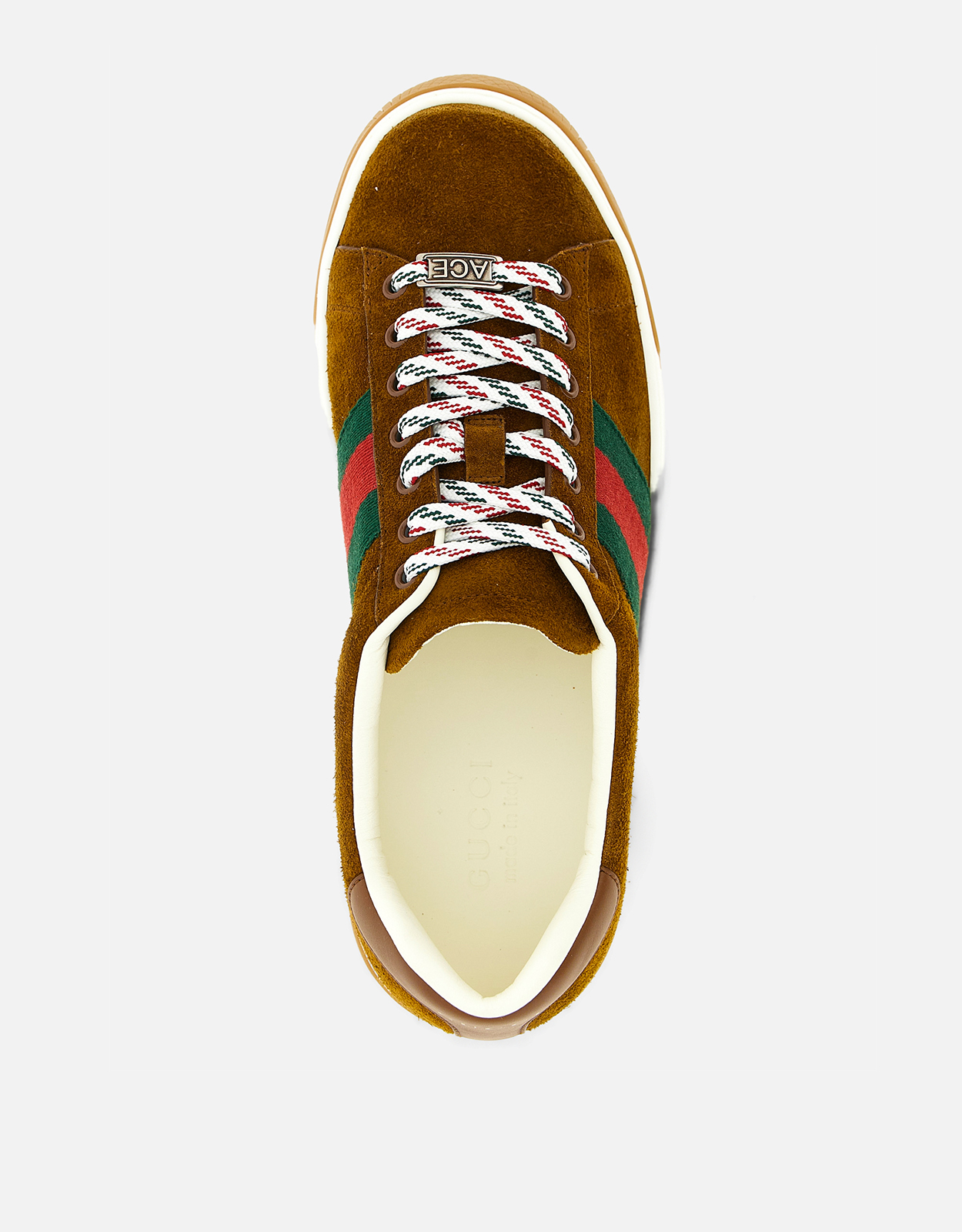 Gucci メンズエーススエードレザースニーカー () IFCHIC.COM
